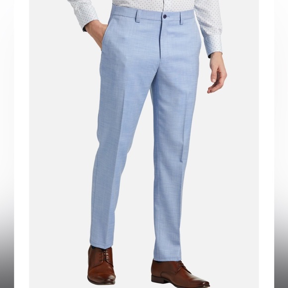 Michael Kors Other - NWT Michael Kors Modern Fit Suit Separates Light Blue Trouser Pants Size 33x32